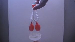 Botella que respira